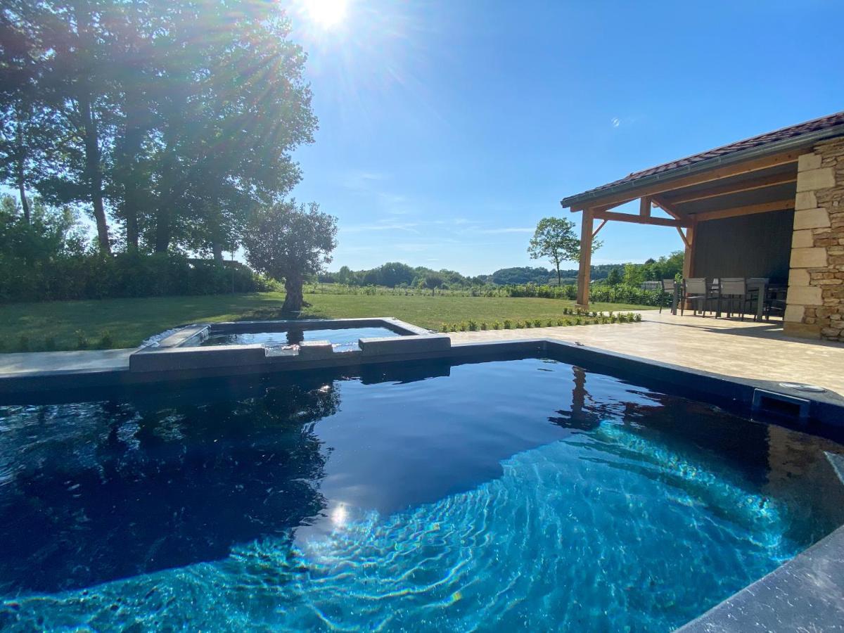 Villa Moderne , Neuve Piscine Jacuzzi . Sarlat-la-Caneda Εξωτερικό φωτογραφία